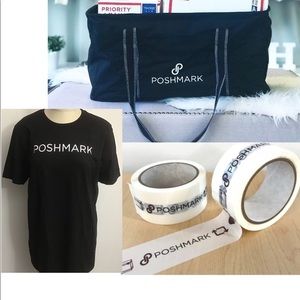Poshfixings Tote Tee Shirt Unisex Large and 2 rolls of tape